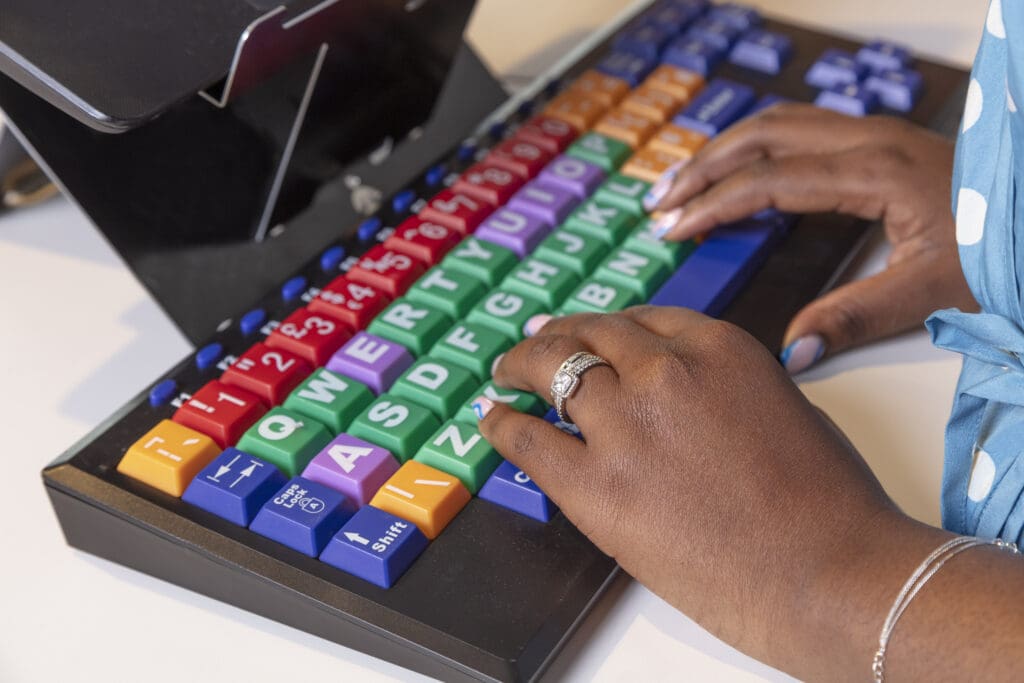 Accessible keyboard