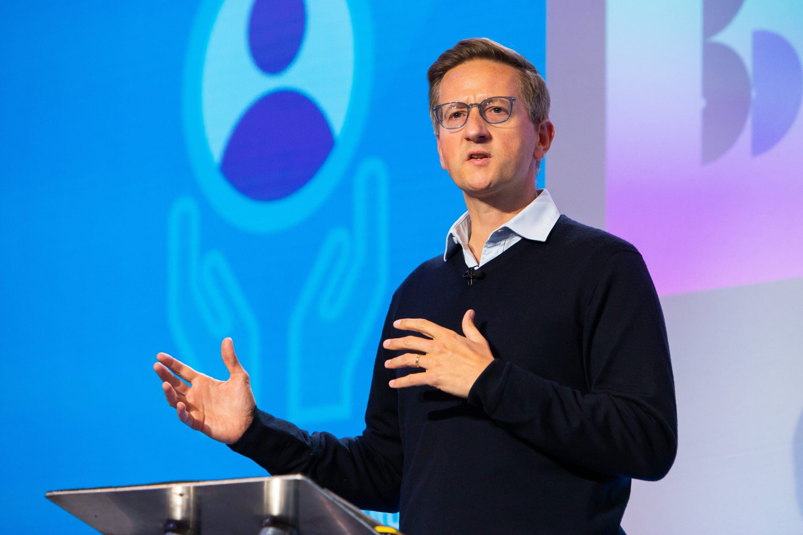 Man speaking at the NatWest BDF conference