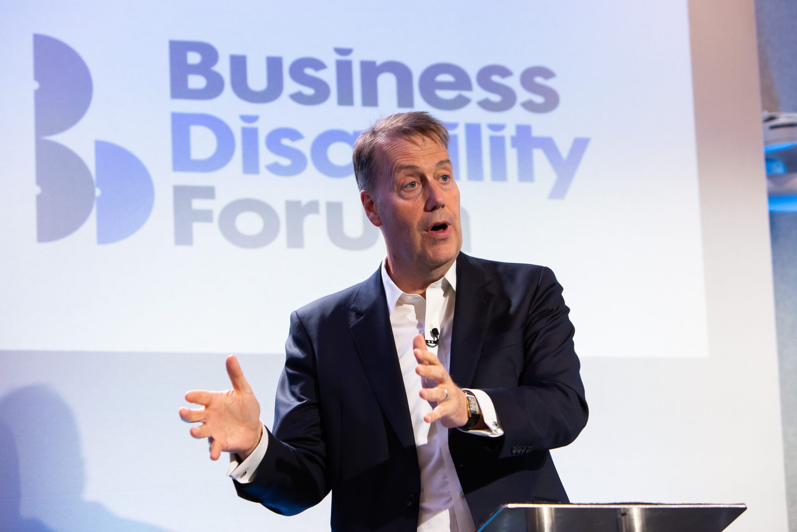 Andy Briggs speaking at the NatWest BDF conference