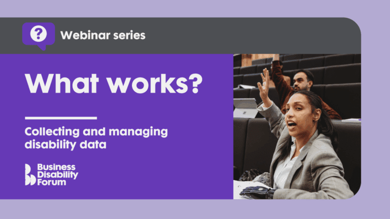 What works? Collecting and managing disability data banner
