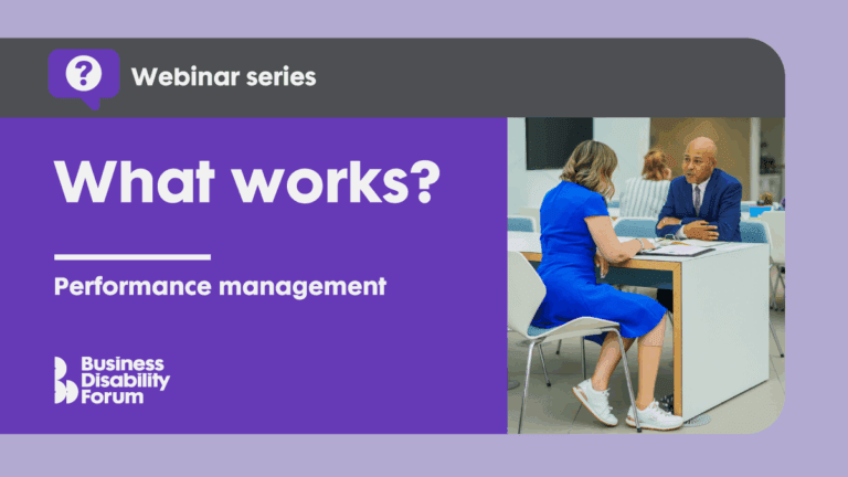 What works? Performance management banner