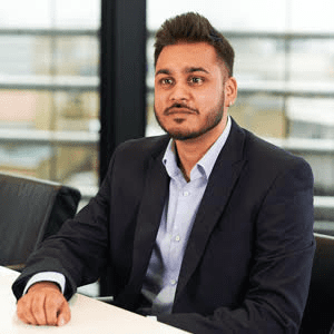Headshot of Hamish Shah, Policy and Innovation Manager, Chartered Management Institute